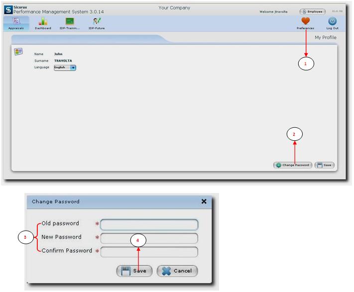 Changing Password – Platinum Education Knowledgebase